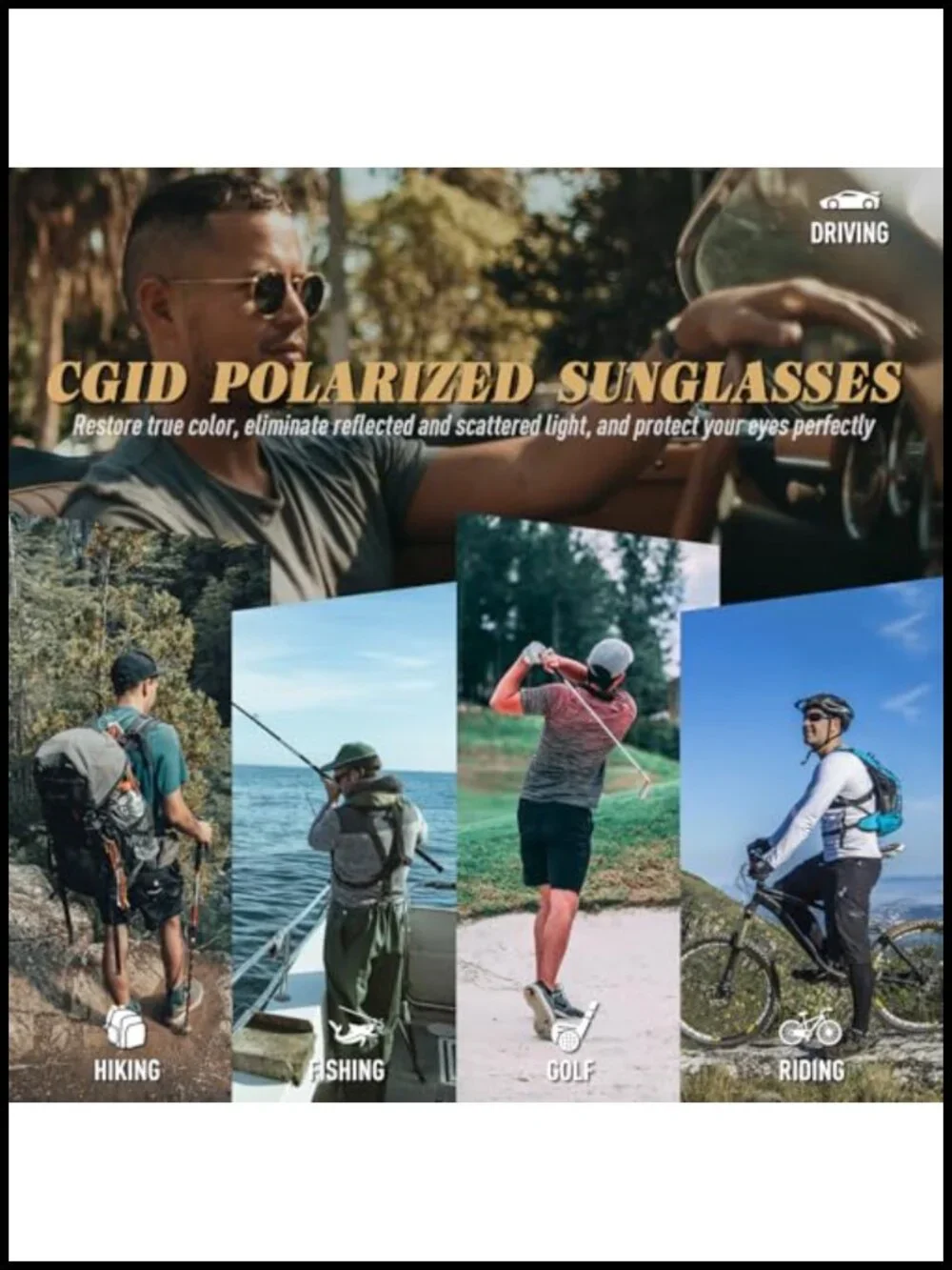 Pilot Polarized Sunglasses UV400 Protection Spring Hinge Metal Frame